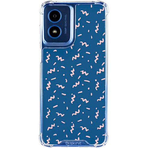 Blue Spring Moto G 5G (2024) Clear Case